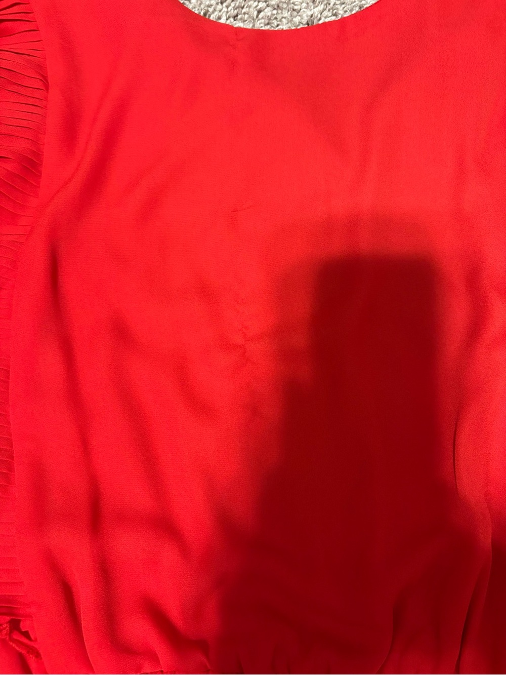 TCEC Red Ruffle Mini Dress - Picture 3 of 3
